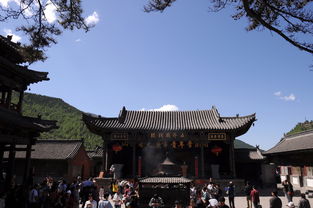五台山旅行照之二 牌楼 庙宇